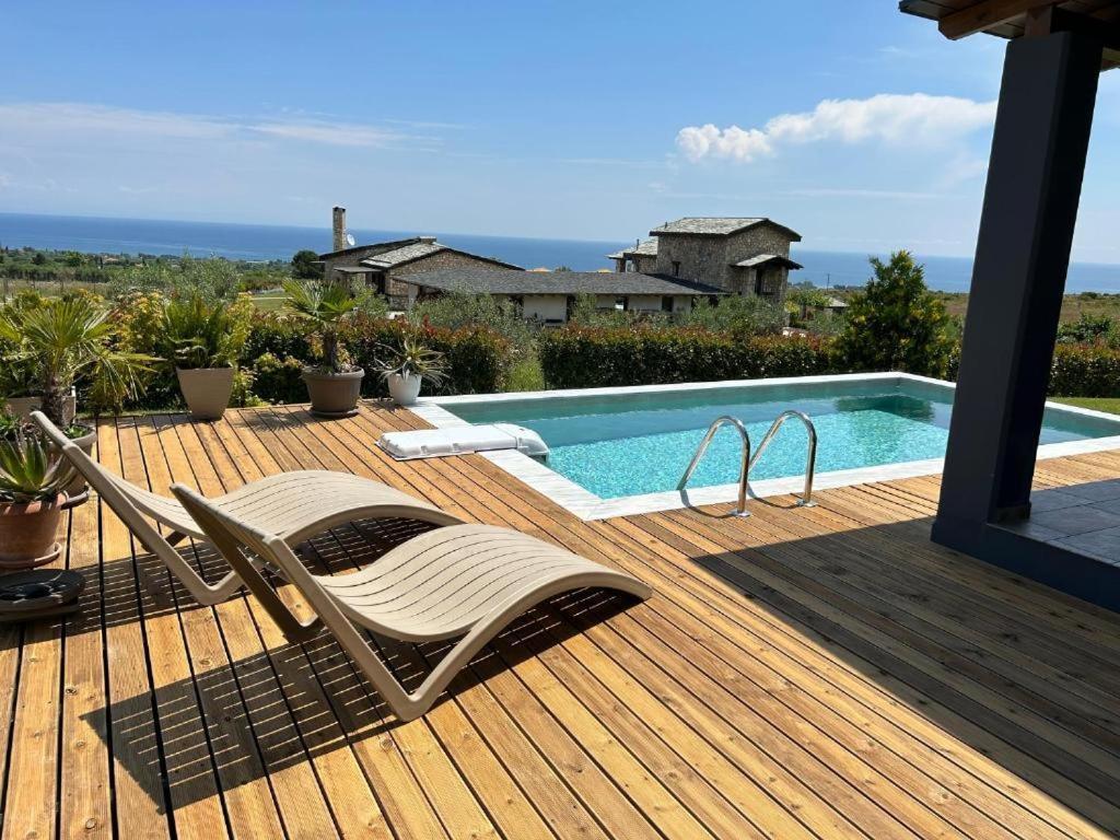 Zeusplace Pool Villa Olympus Riviera Літохоро Екстер'єр фото